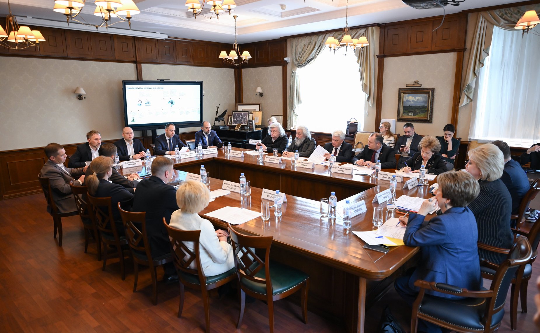 Совещание Комитета Совета Федерации по науке, образованию и культуре совместно с Российским авторским обществом