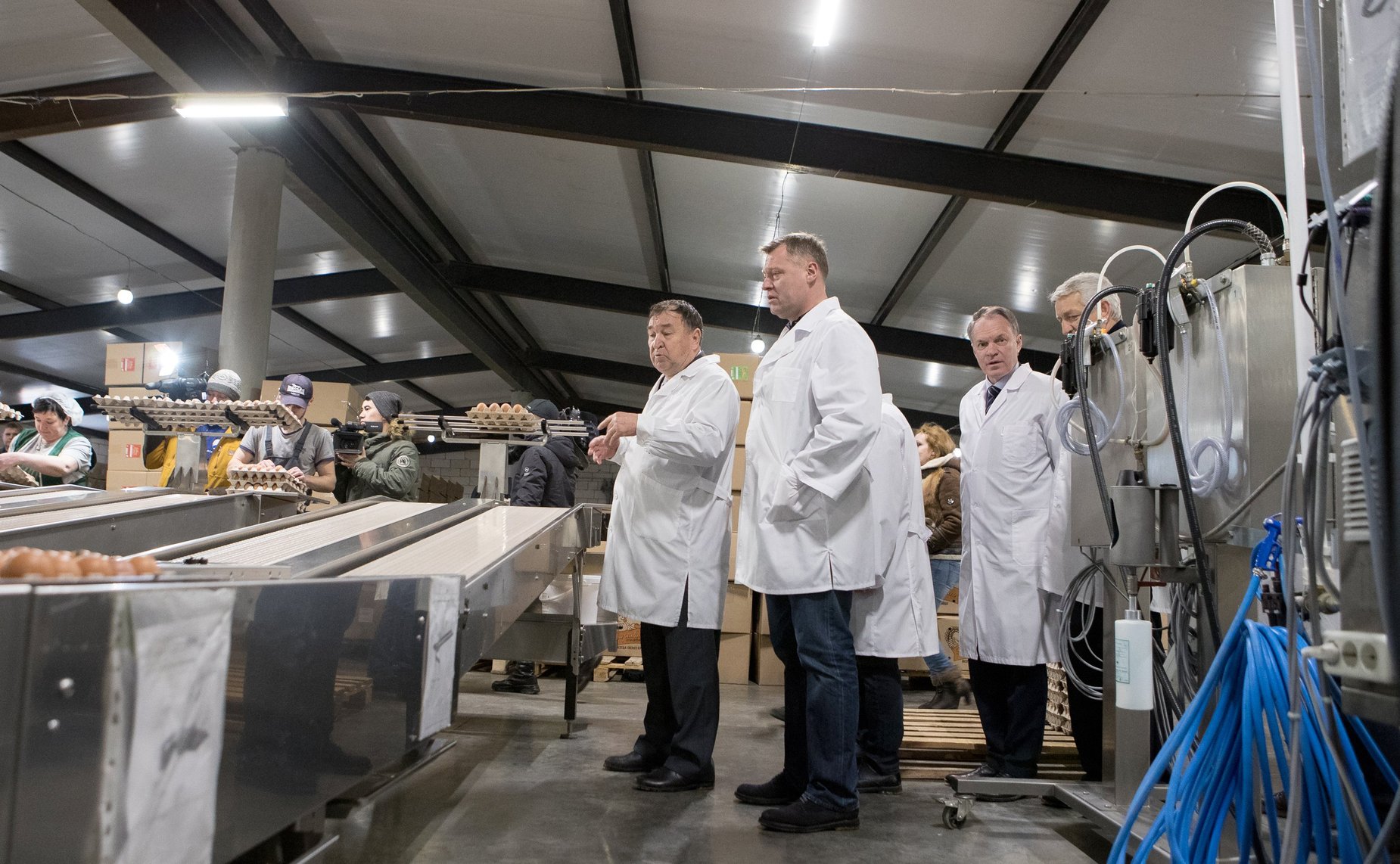 Александр Башкин принял участие в рабочей поездке губернатора Астраханской области Игоря Бабушкина в Харабалинский район