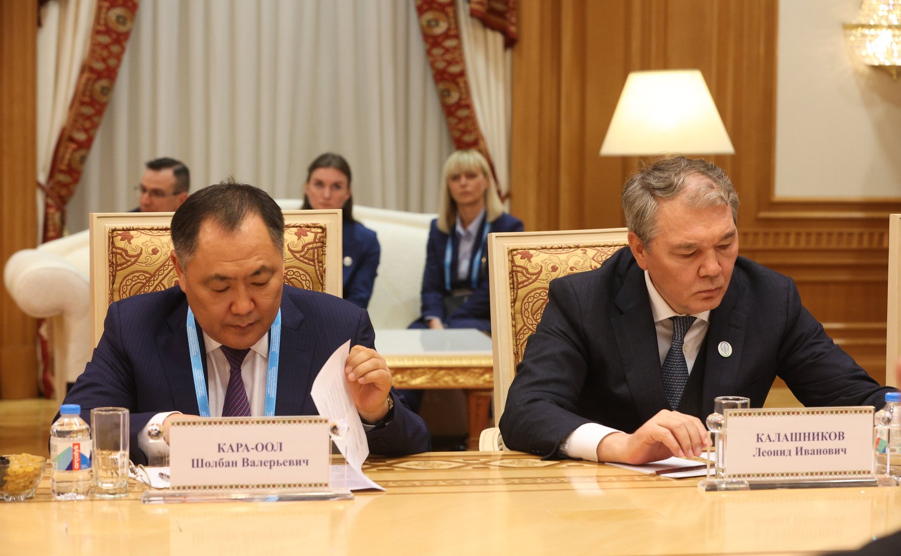 Встреча Председателя Совета Федерации Валентины Матвиенко с Председателем Меджлиса Милли Генгеша Туркменистана Гульшат Маммедовой