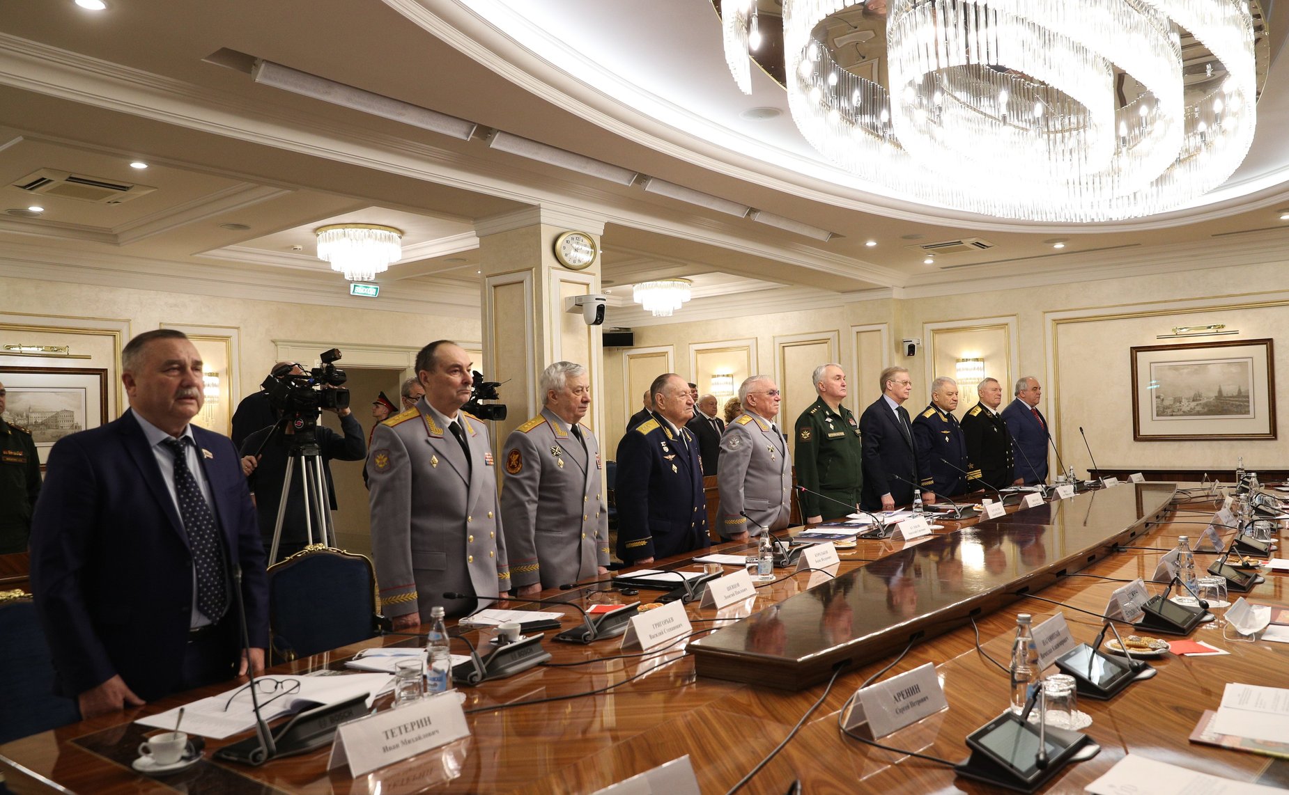 Совещание Комитета СФ по обороне и безопасности совместно с Клубом военачальников РФ