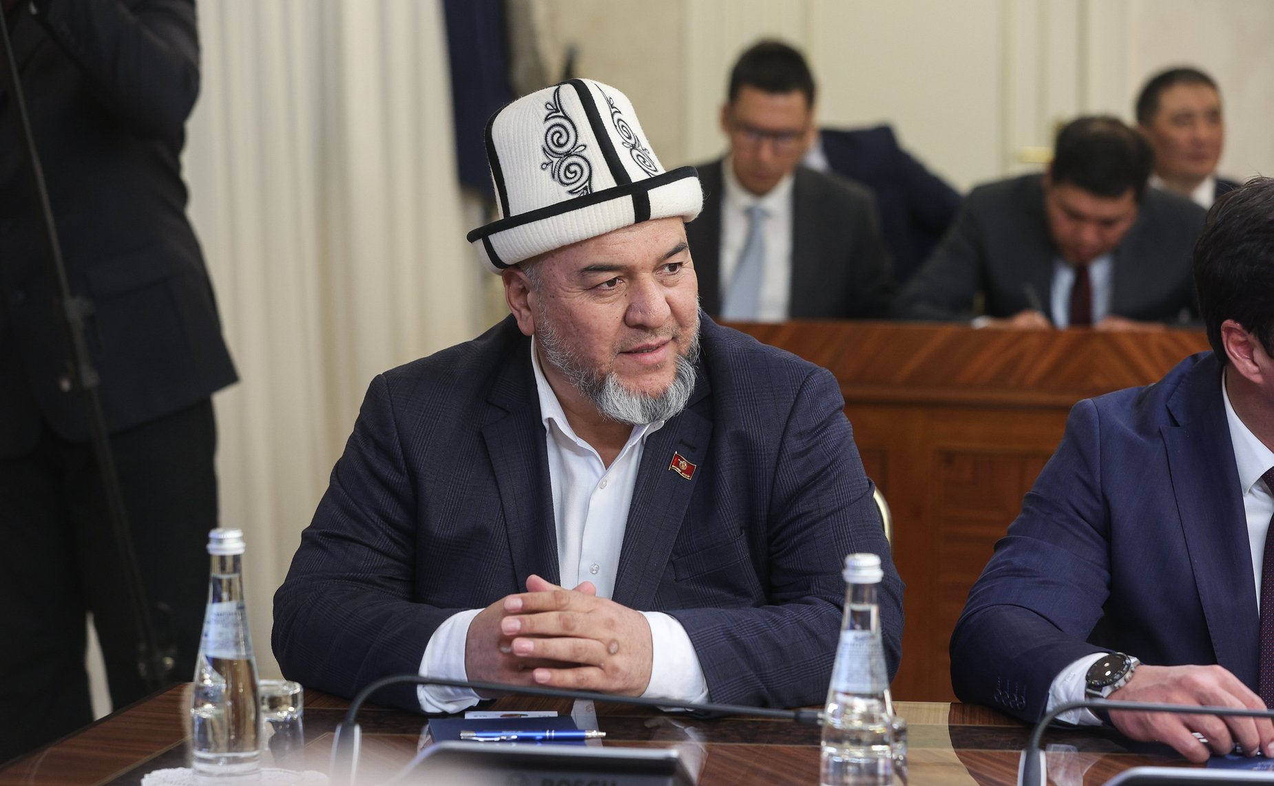 Валентина Матвиенко встретилась с Председателем Жогорку Кенеша Киргизской Республики Нурланбеком Шакиевым