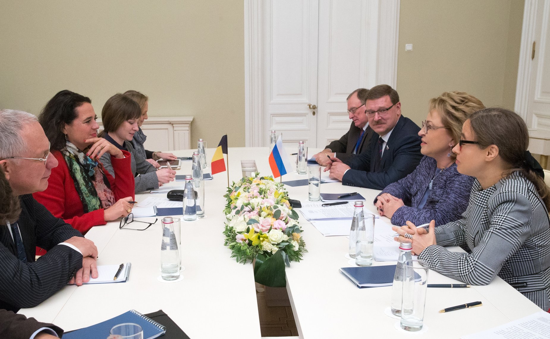 Встреча Валентины Матвиенко с Председателем Сената Королевства Бельгия Кристин Дефрень