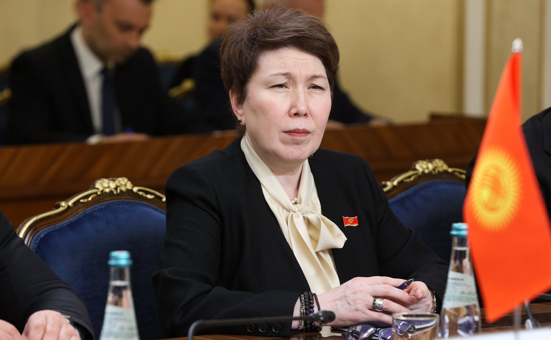 Валентина Матвиенко провела встречу с Председателем Жогорку Кенеша Киргизской Республики Марленом Маматалиевым