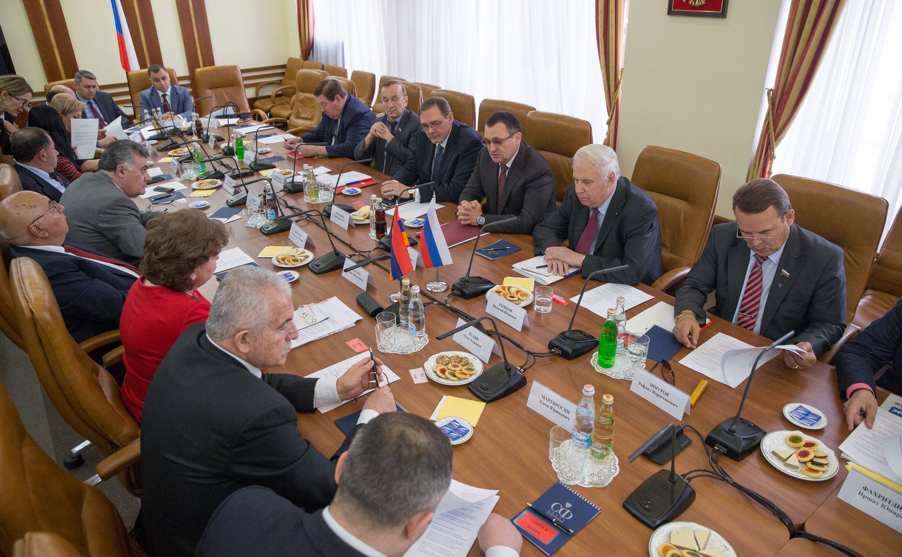 Встреча заместителя Председателя СФ Н. Федорова с заместителем Председателя Национального собрания Армении Э. Нагдалян