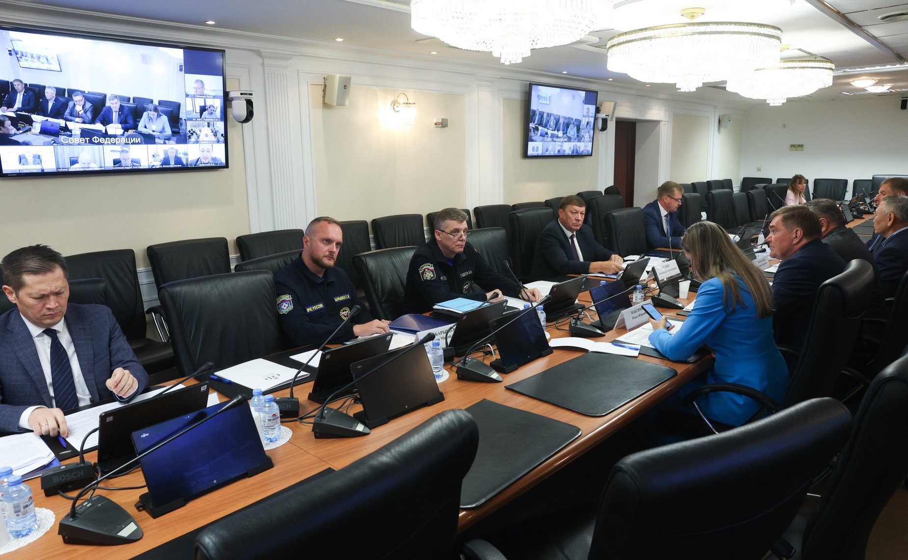 Совещание Комитета Совета Федерации по Регламенту и организации парламентской деятельности на тему «Определенияе необходимости реализации мероприятий по строительству автомобильного и железнодорожного мостовых переходов через реку Ангару»