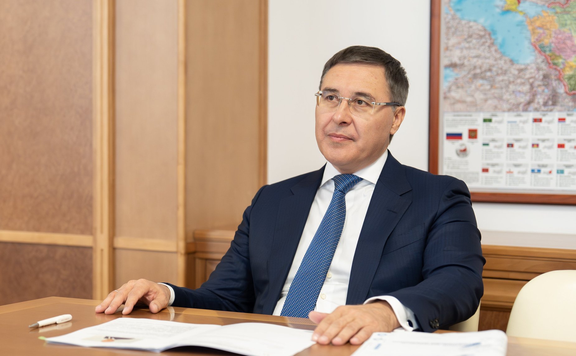 Встреча Виктора Шептия с Министром науки и высшего образования Российской Федерации Валерием Фальковым