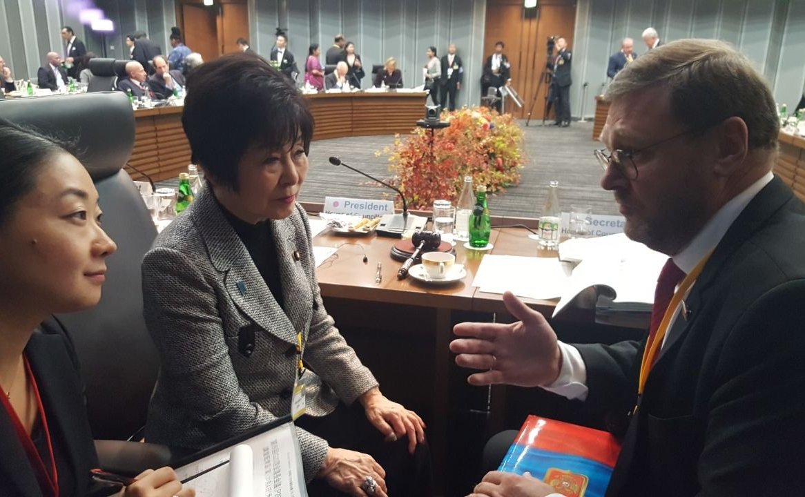 Рабочая поездка Константина Косачева в Японию