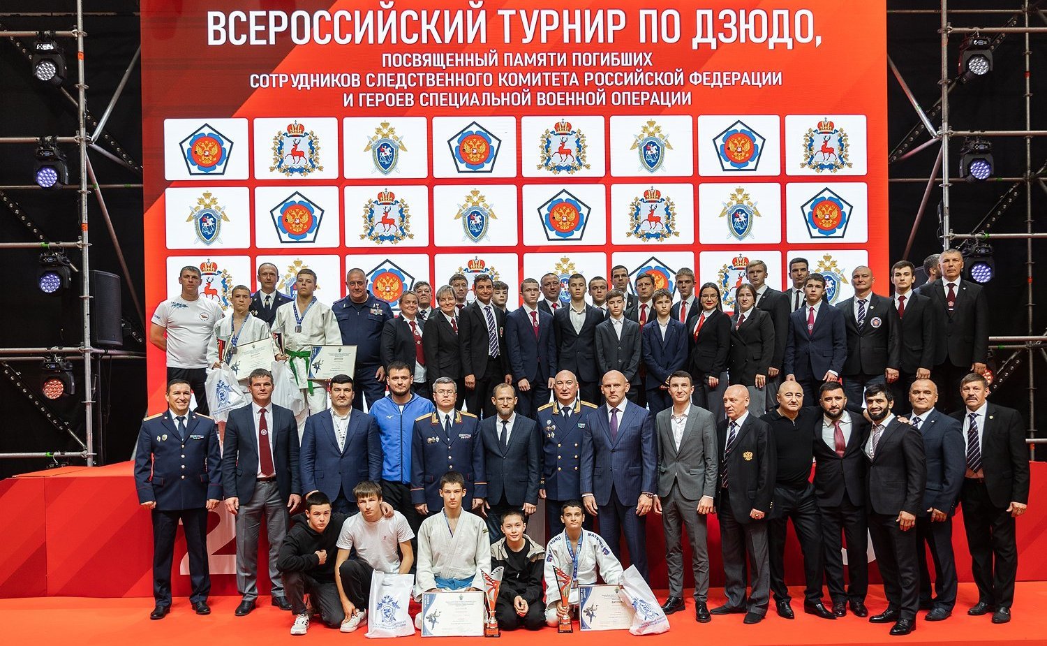 В Нижнем Новгороде состоялся Всероссийский турнир по дзюдо среди юношей до 15 лет, посвященный памяти погибших сотрудников Следственного комитета России и героев специальной военной операции