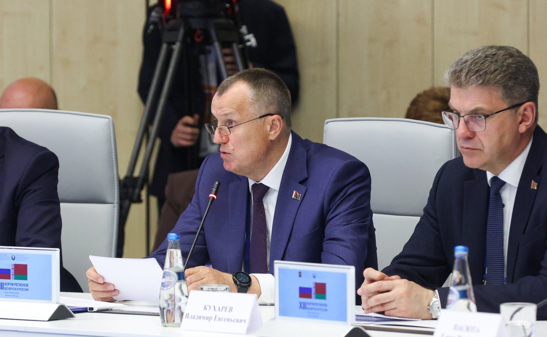 Встреча Председателя СФ Валентины Матвиенко и Председателя Совета Республики Национального собрания Республики Беларусь Натальи Кочановой с руководителями российских и белорусских регионов