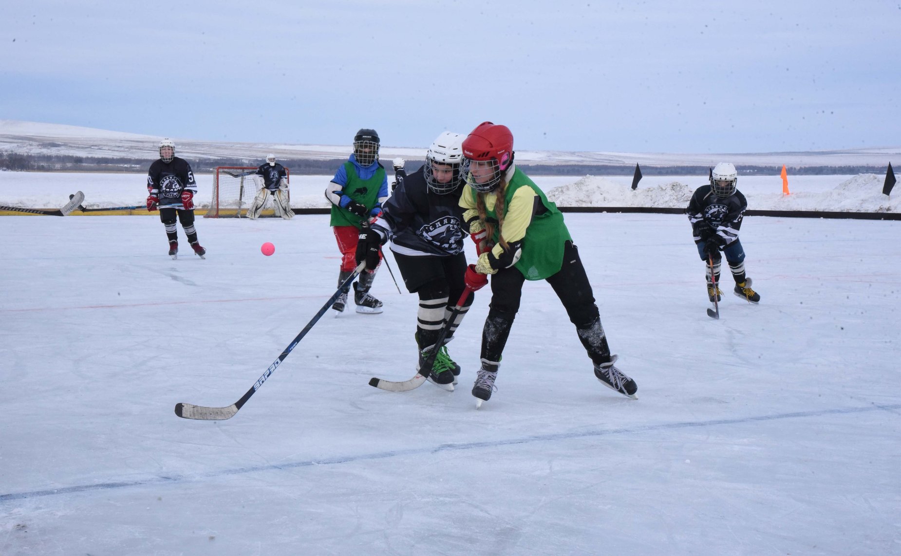 Открытие хоккейного турнира на территории курорта «Озеро Шира»