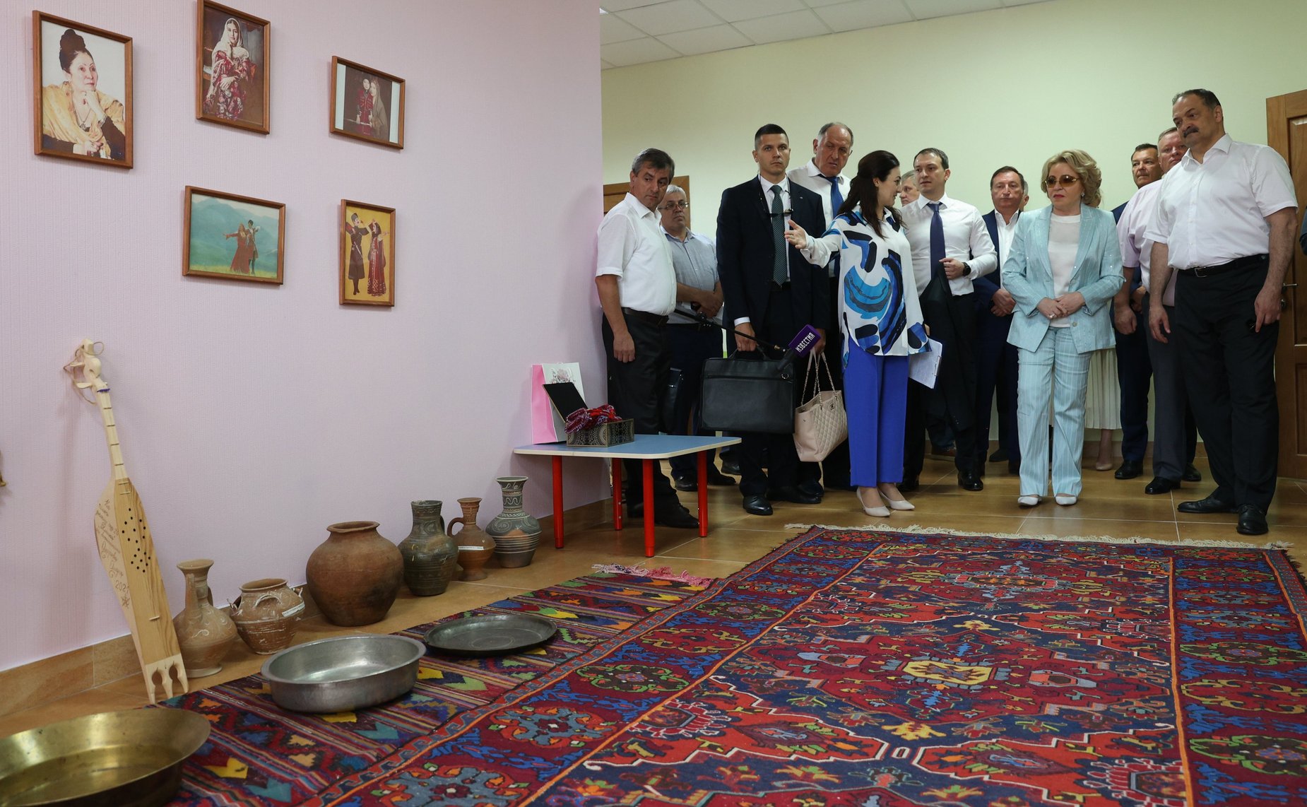 Председатель Совета Федерации Валентина Матвиенко посетила и осмотрела детский сад в Каспийске
