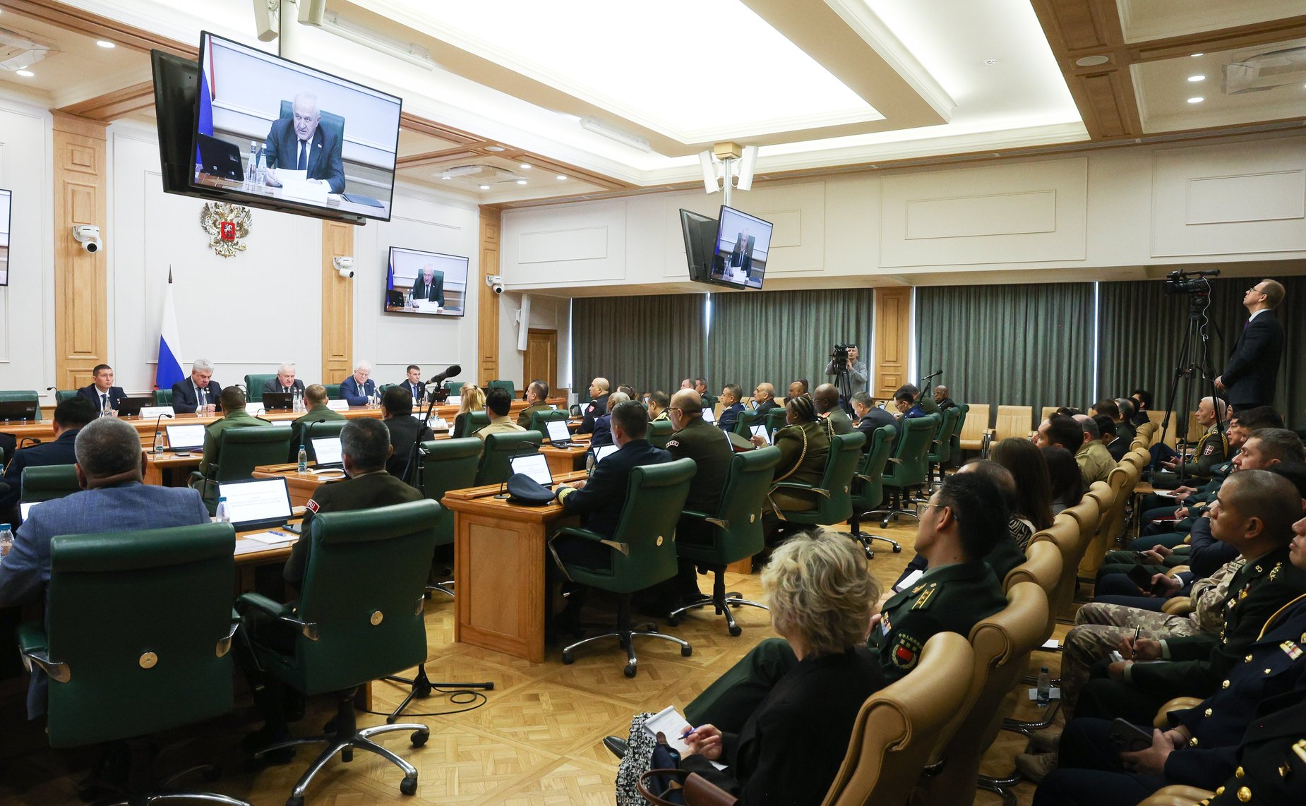 Брифинг для военных атташе иностранных государств, аккредитованных в Российской Федерации
