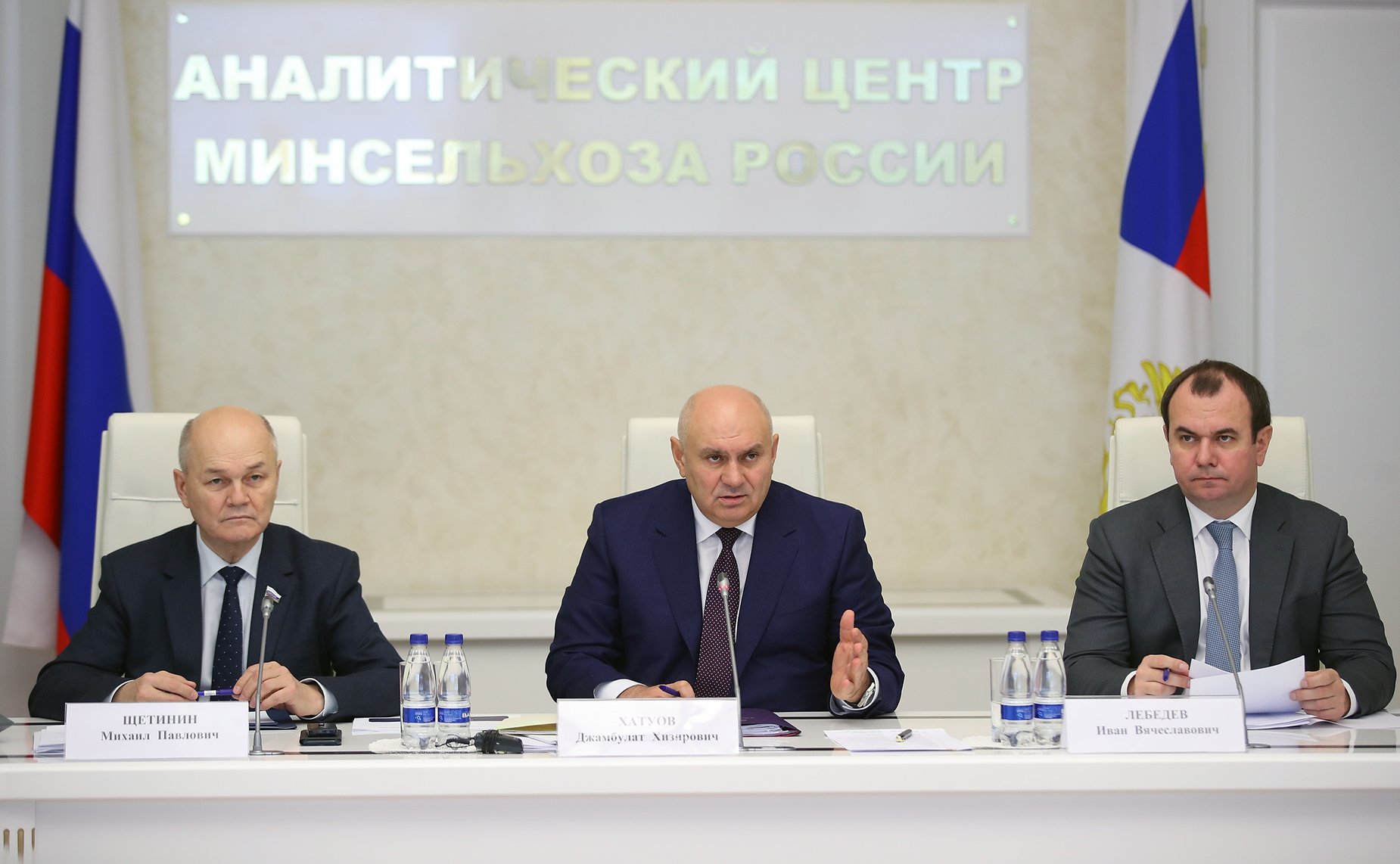 Михаил Щетинин, Джамбулат Хатуов и Иван Лебедев