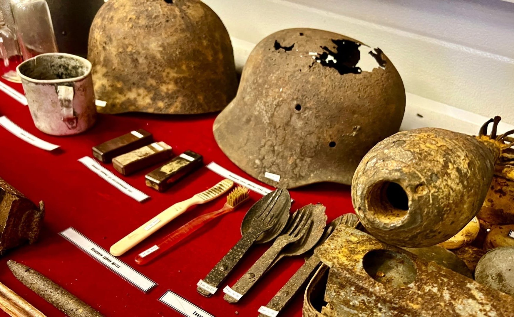 Татьяна Сахарова ознакомилась с экспозицией агитационной выставки на корабле «Иван Грен»