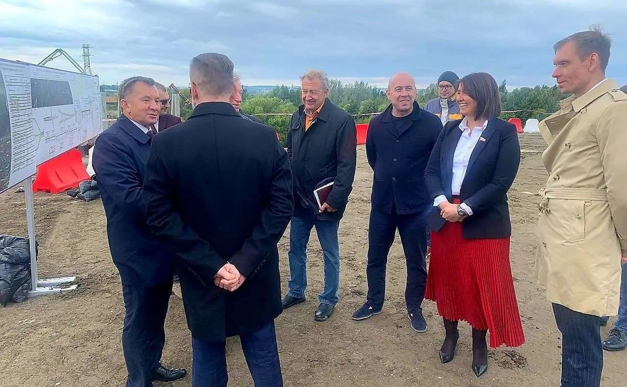 Юлия Лазуткина и гости региона посетили один из реконструируемых объектов дороги Пензенской области