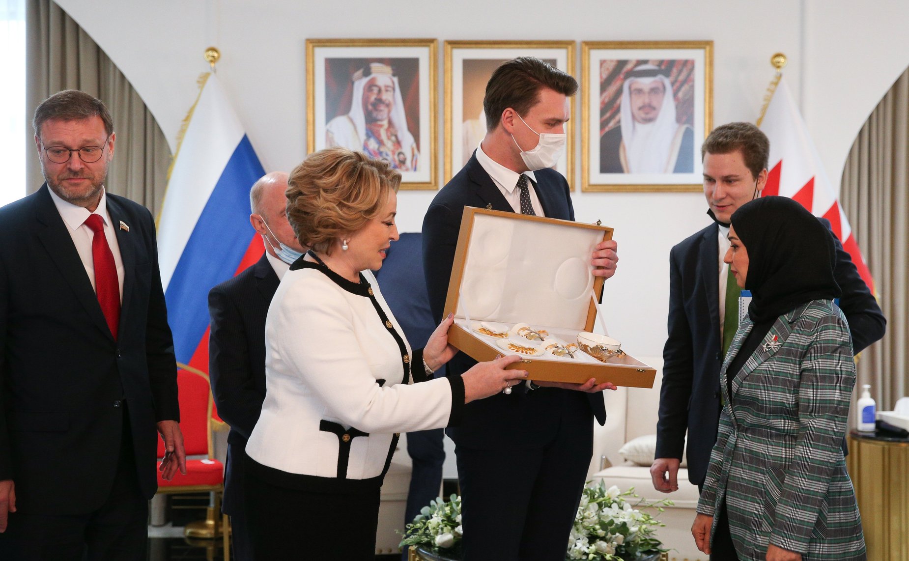 Встреча Председателя Совета Федерации Валентины Матвиенко с Председателем Палаты депутатов Национального собрания Королевства Бахрейн Фаузией Абдалла Зейнал