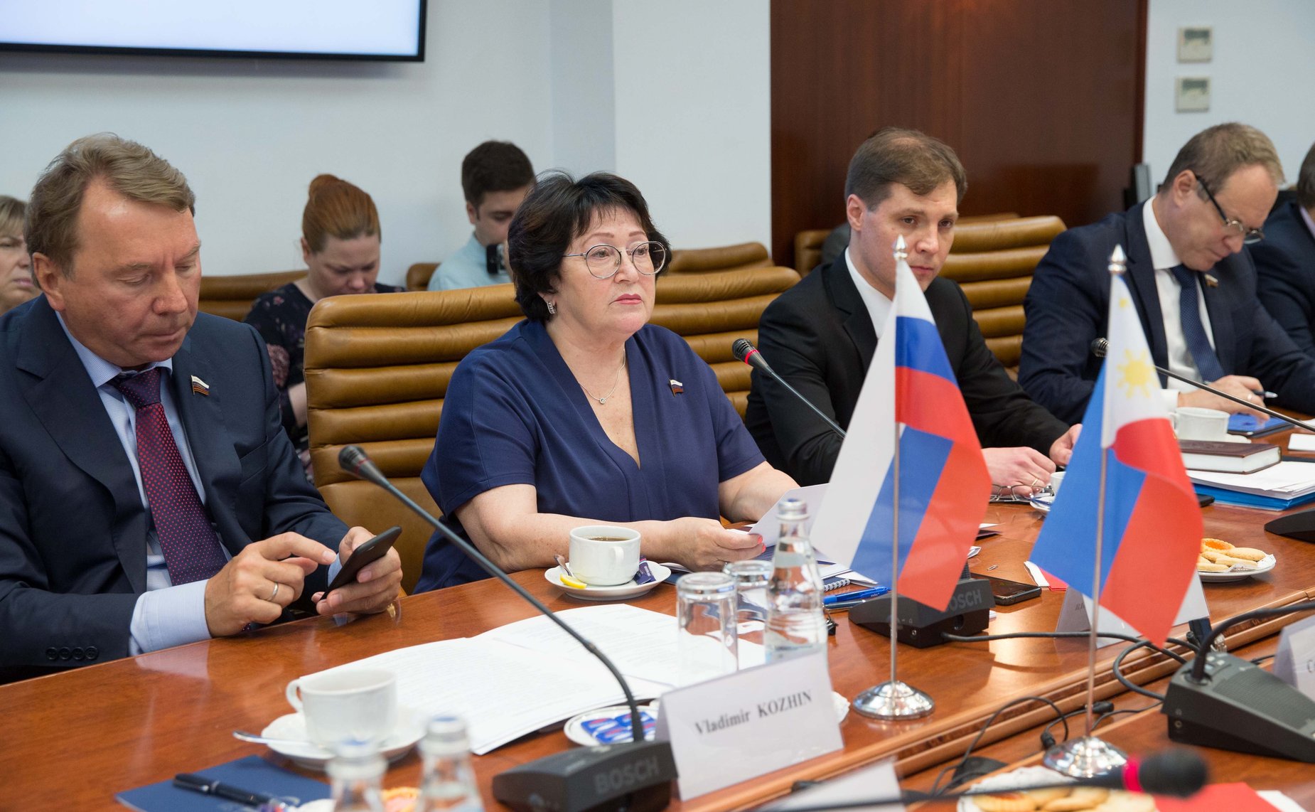 Встреча Людмилы Талабаевой с Чрезвычайным и Полномочным Послом Республики Филиппины в РФ Карлосом Д. Сорретой