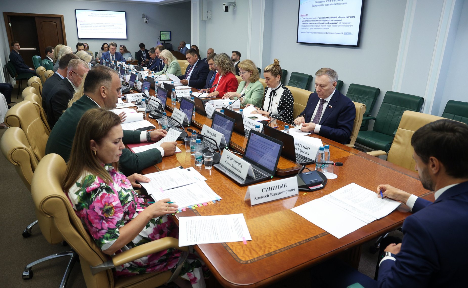 Заседание Комитета Совета Федерации по социальной политике