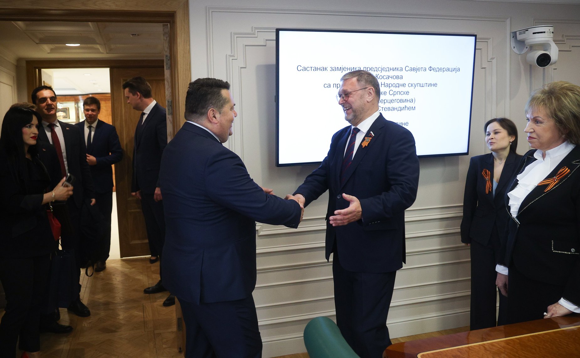 Константин Косачев встретился с Председателем Народной скупщины Республики Сербской (Босния и Герцеговина) Ненадом Стевандичем