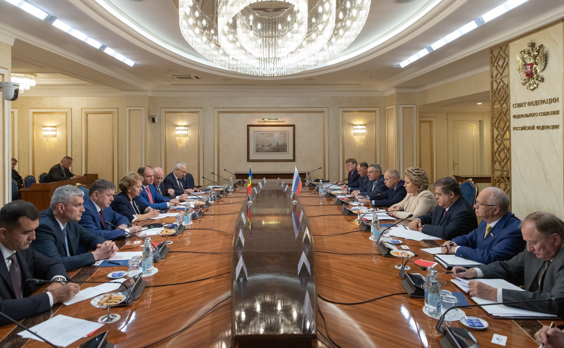 Встреча В. Матвиенко с Председателем Парламента Республики Молдова