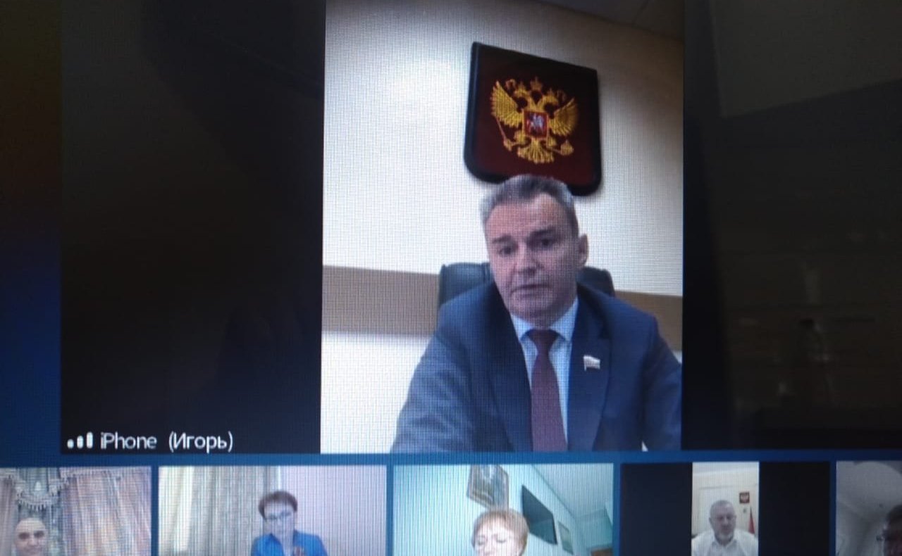 Онлайн-брифинг с участием членов Совета Федерации, посвященный региональным мерам социальной поддержки населения в условиях сложной эпидемиологической обстановки