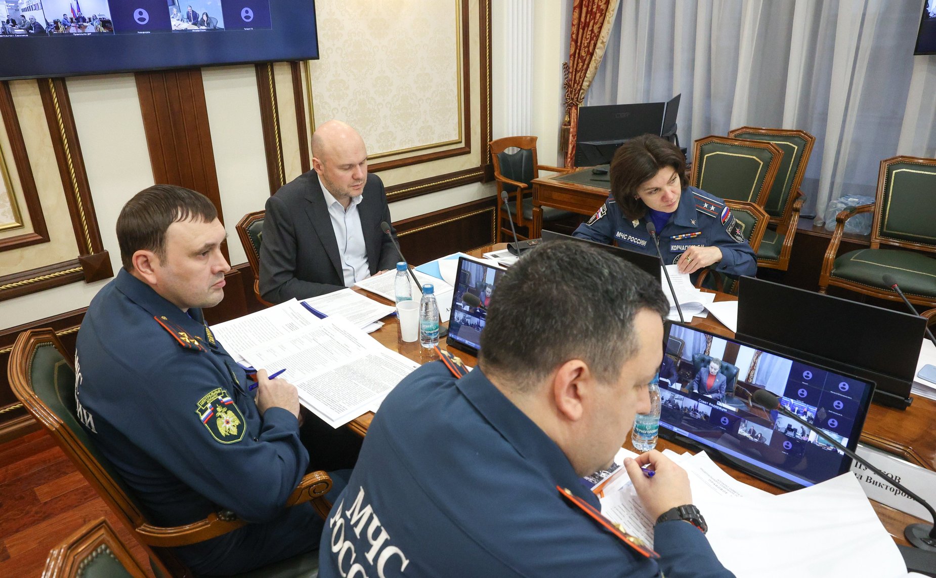 Совещание Комитета СФ по международным делам совместно с Комитетом СФ по обороне и безопасности «Вопросы систематизации видов ущерба, причиненного Российской Федерации и ее гражданам в результате преступлений киевского режима»