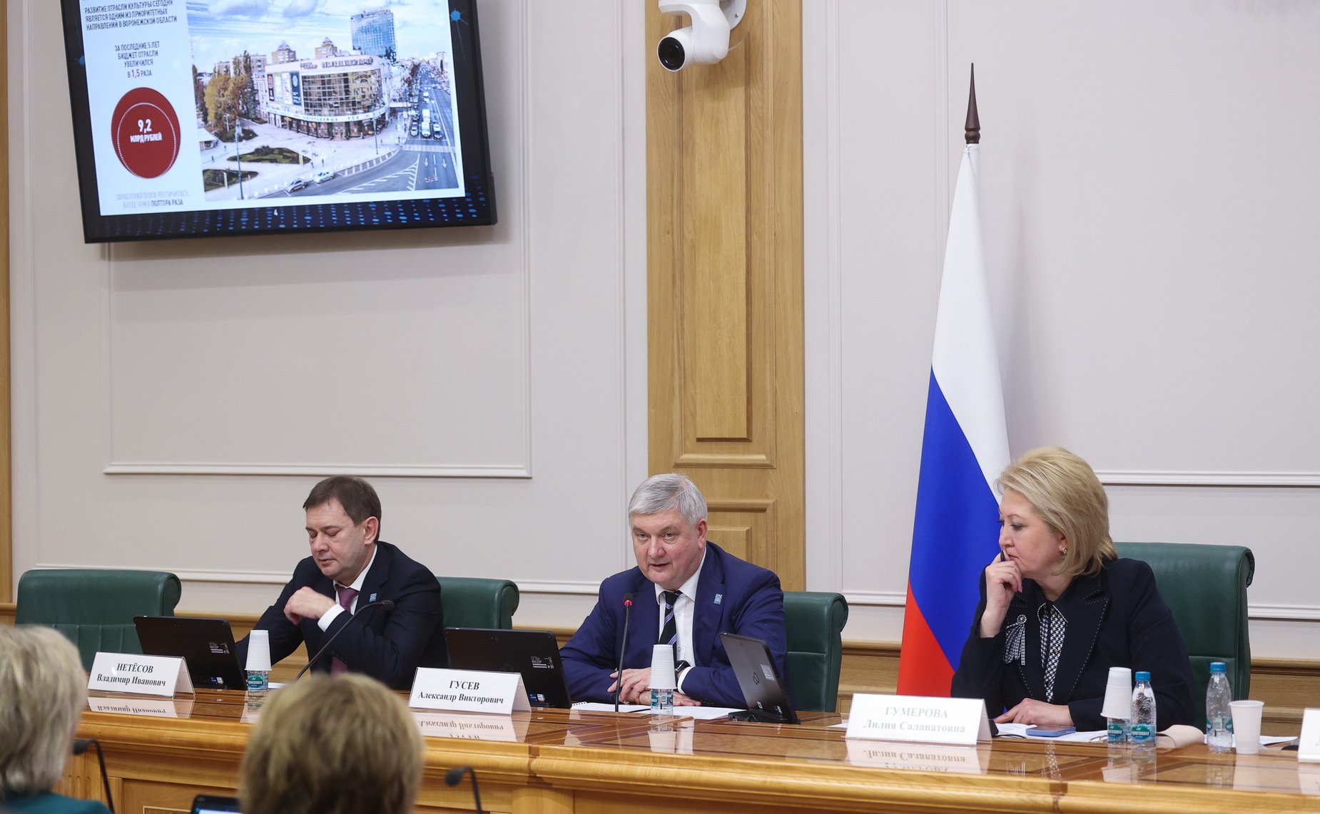 Расширенное заседание Комитета Совета Федерации по науке, образованию и культуре в рамках Дней Воронежской области в Совете Федерации на тему «О формировании в Воронежской области современной инфраструктуры в сфере культуры»