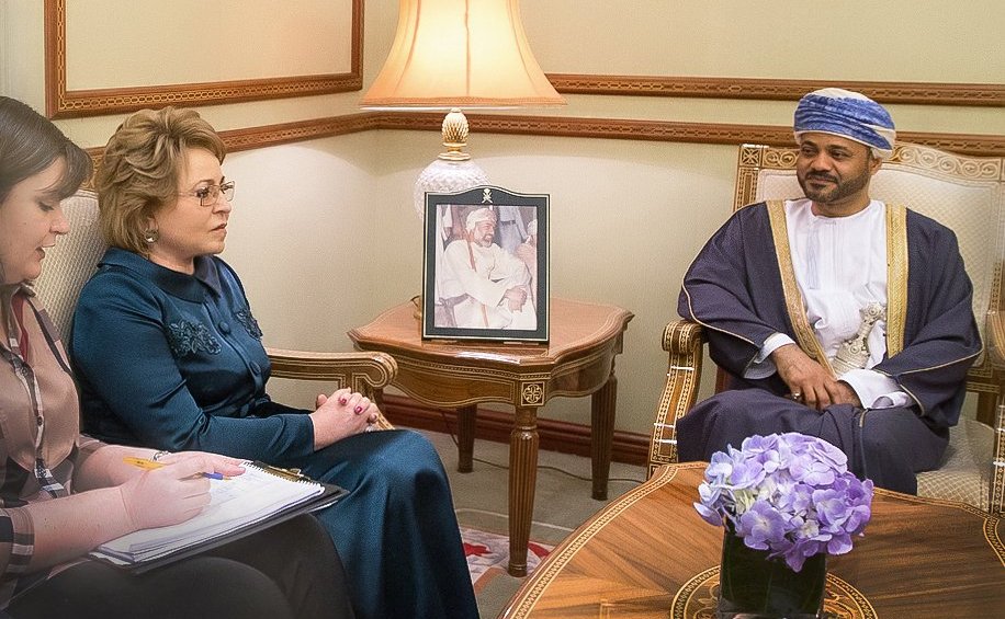 Встреча В. Матвиенко с главой МИД Омана