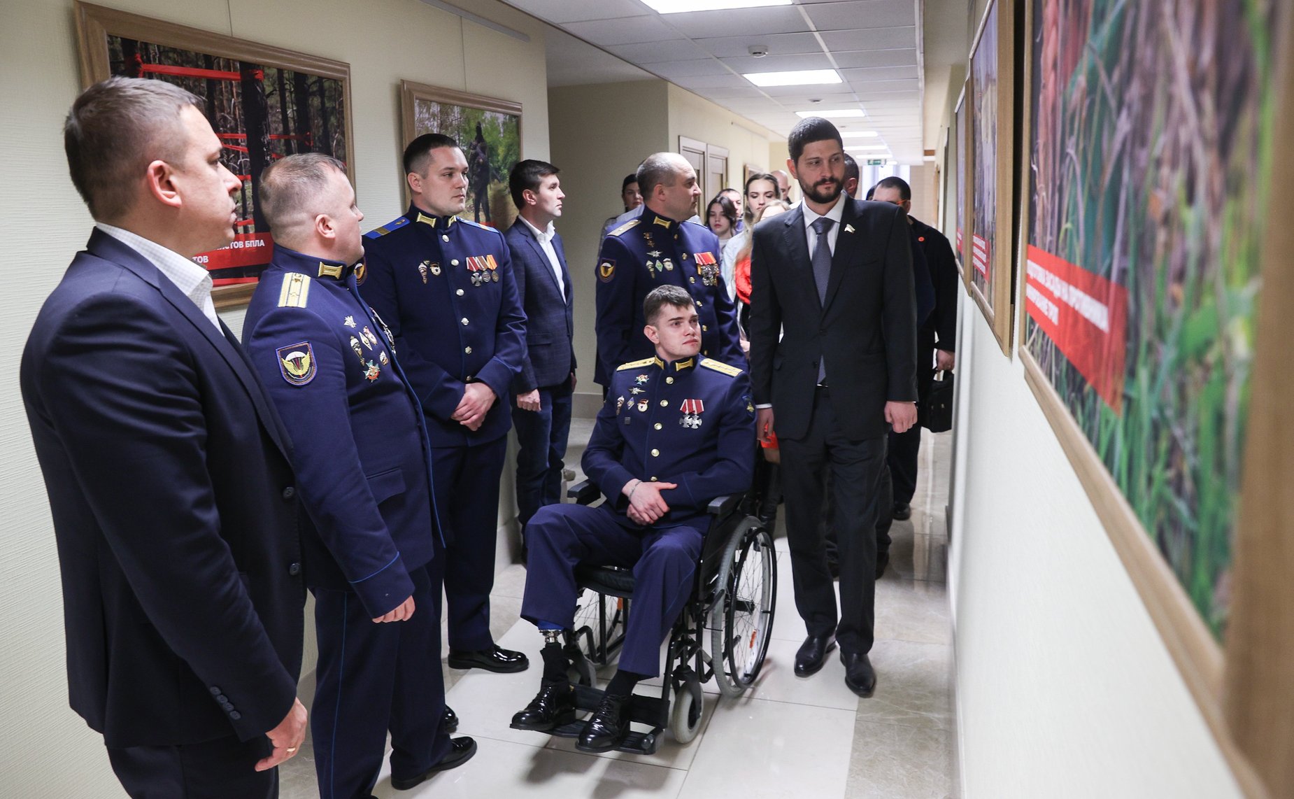 Открытие в Совете Федерации фотовыставки «Гостомельский Десант»