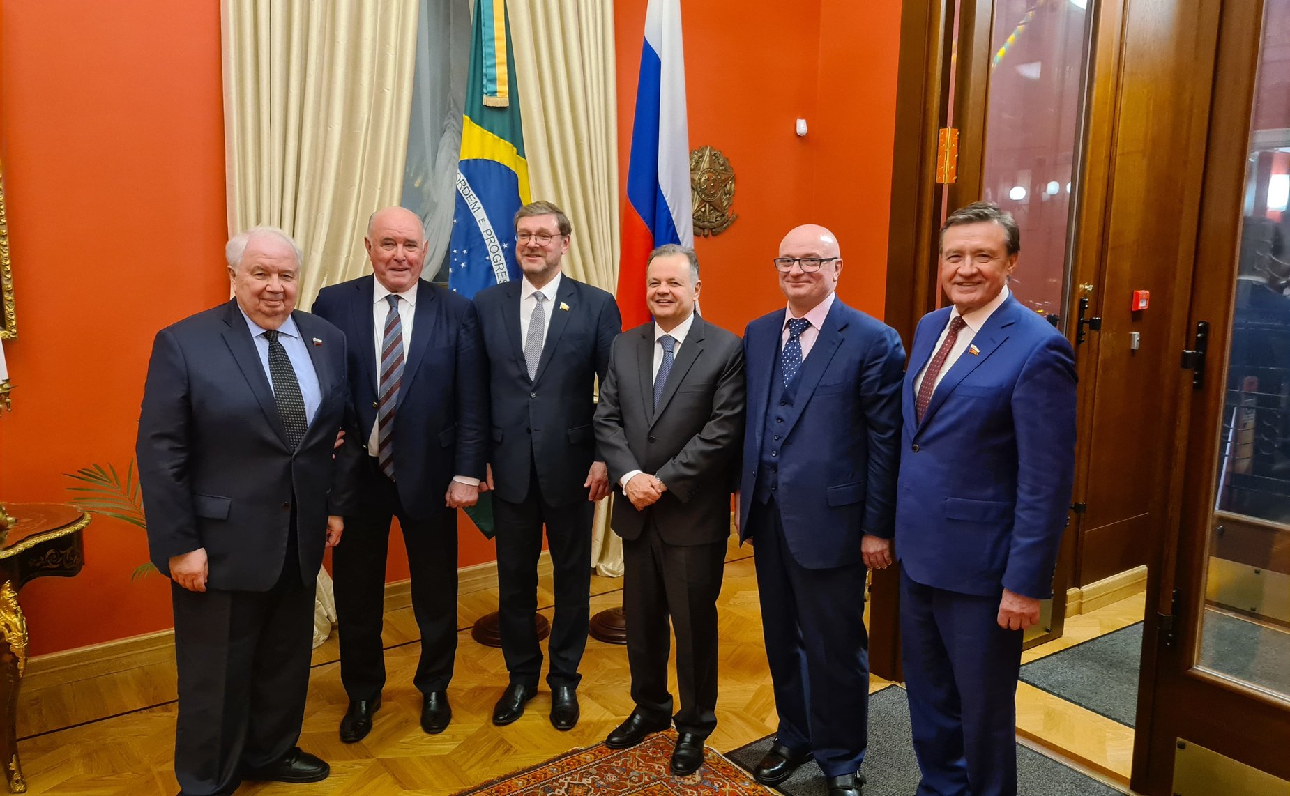 Встреча заместителя Председателя СФ Константина Косачева с Чрезвычайным и Полномочным Послом Федеративной Республики Бразилии в РФ