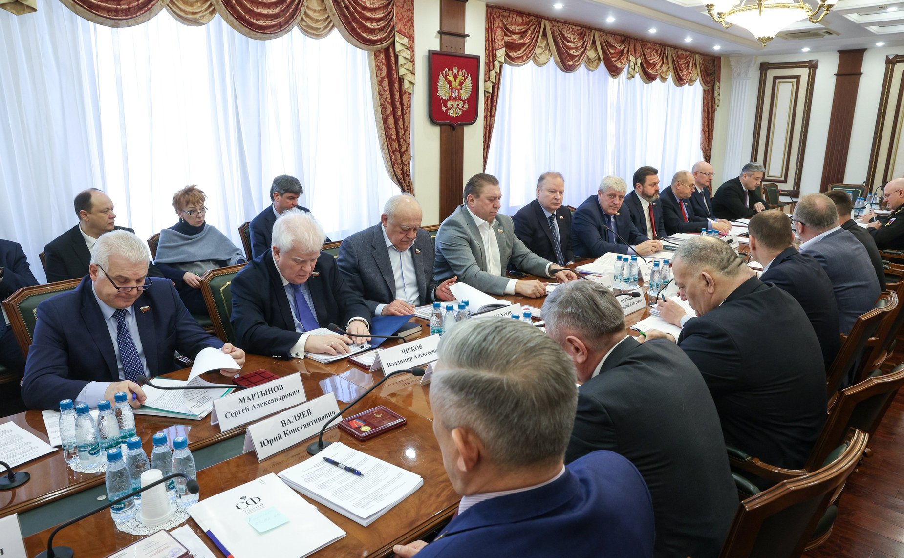 Заседание Комитета Совета Федерации по обороне и безопасности