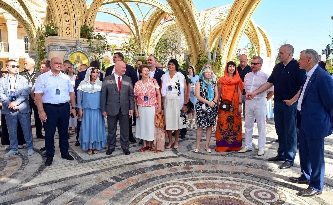 Екатерина Алтабаева приняла участие в торжественной церемонии, посвященной открытию музейно-храмового комплекса «Новый Херсонес»