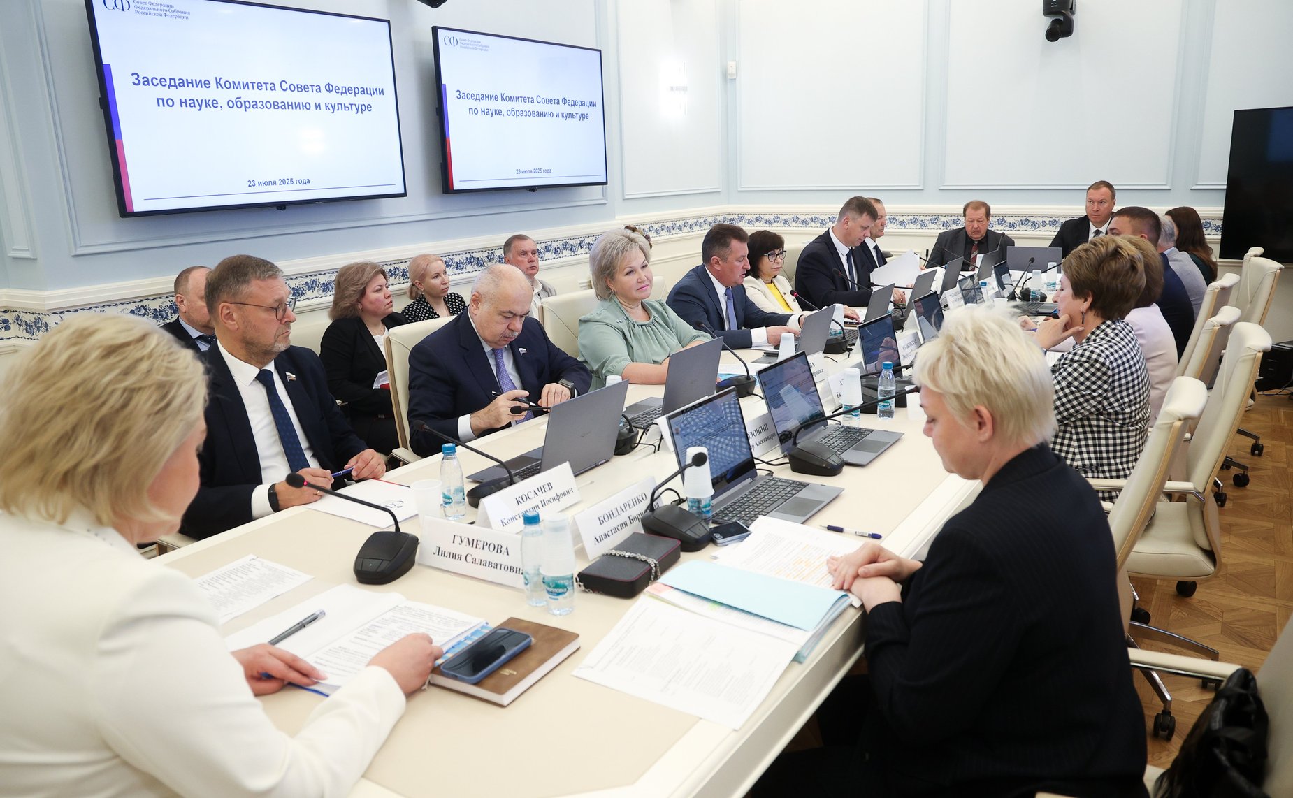 Заседание Комитета Совета Федерации по науке, образованию и культуре
