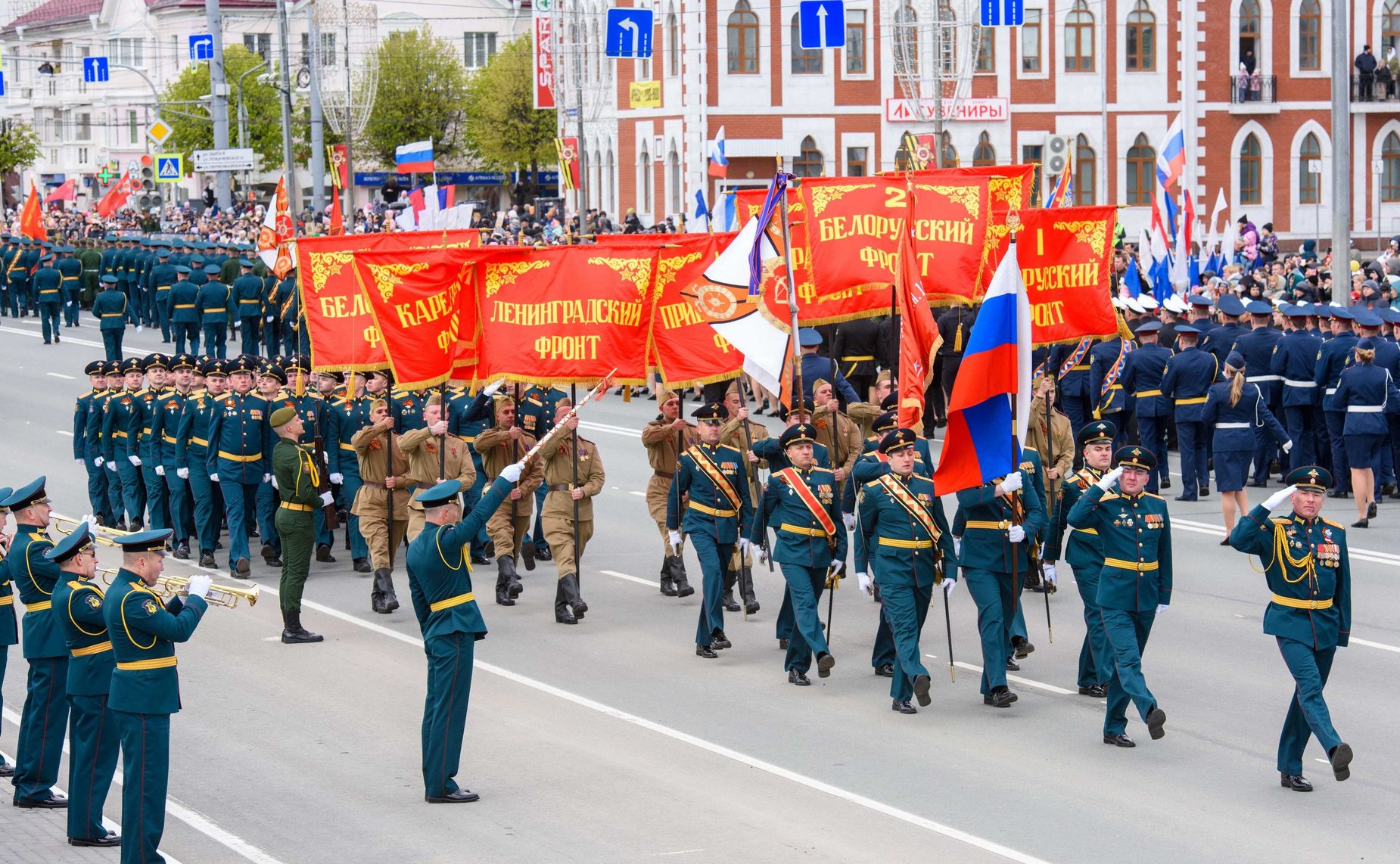 Константин Косачев принял участие в праздничных мероприятиях, посвященных 79-й годовщине Победы в Великой Отечественной войне
