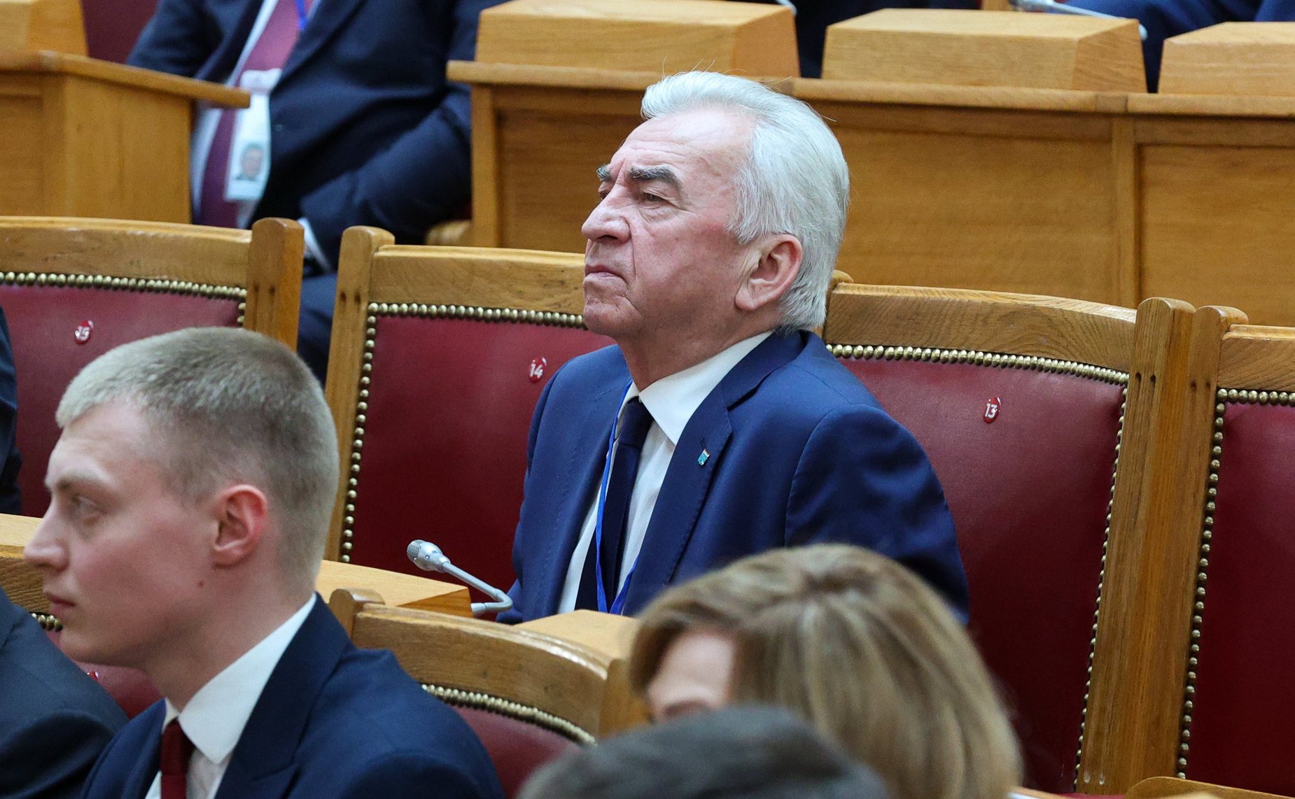 Президент Российской Федерации Владимир Путин встретился с членами Совета законодателей РФ при Федеральном Собрании