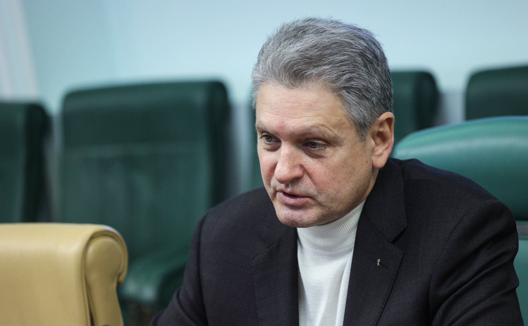 Встреча председателя Комитета СФ по международным делам Григория Карасина с председателем Международного движения русофилов (Болгария)