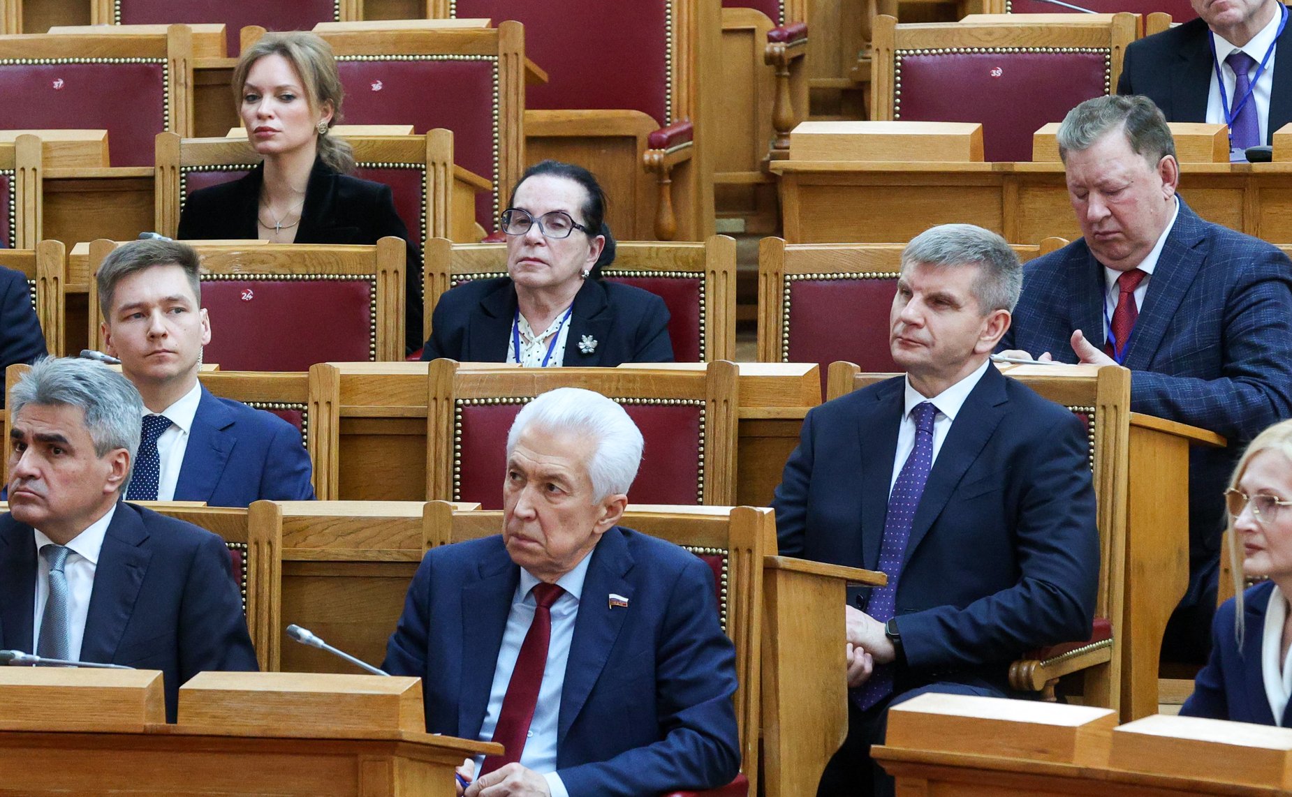 Президент Российской Федерации Владимир Путин встретился с членами Совета законодателей РФ при Федеральном Собрании