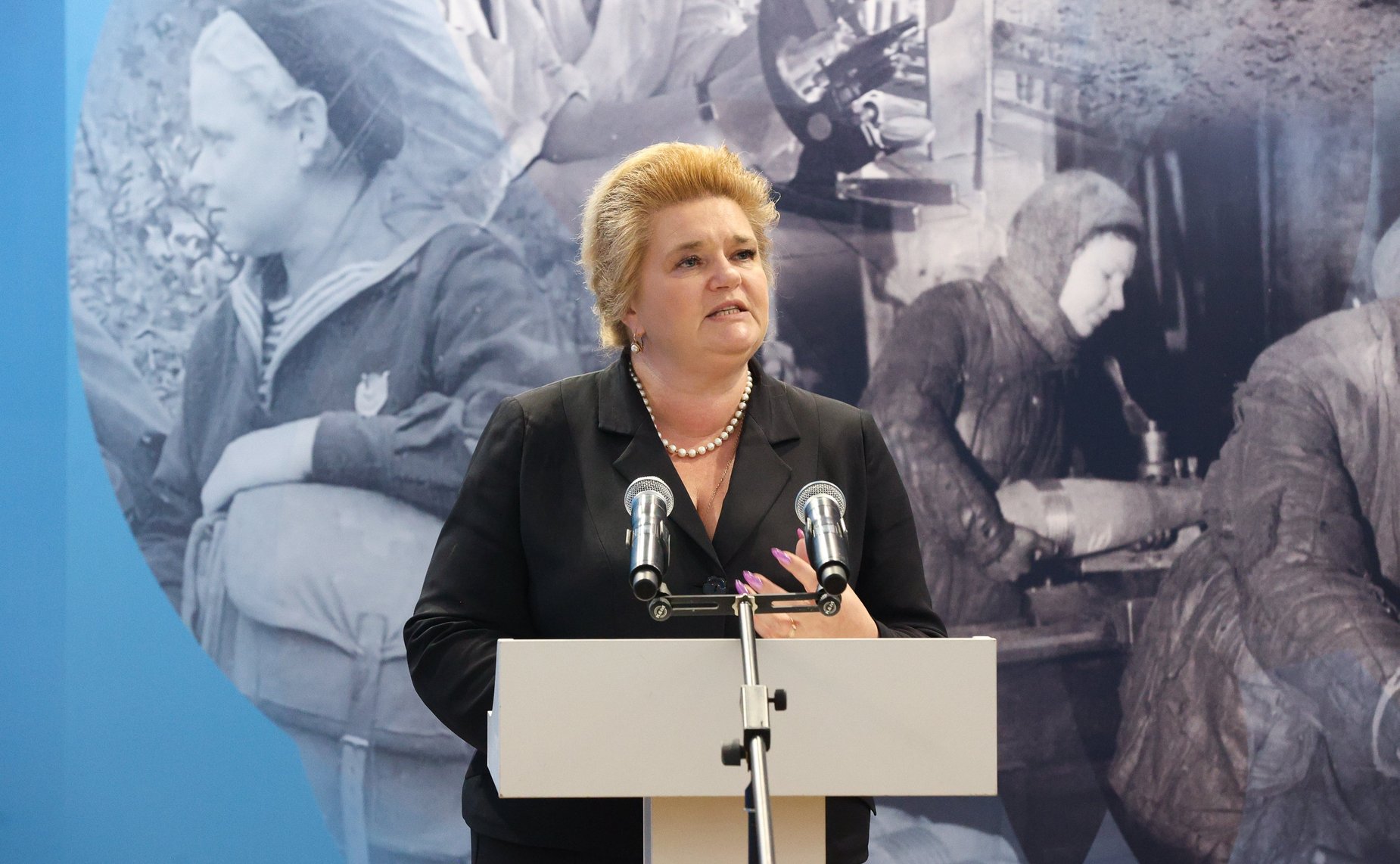 Торжественная церемония открытия выставки «Территория памяти и славы женского Подвига»