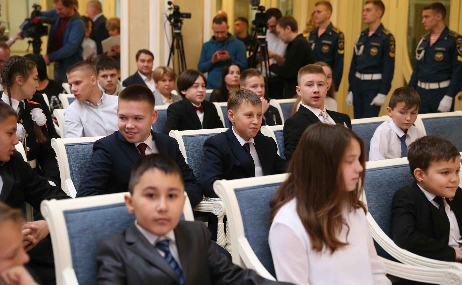 Торжественная церемония награждения участников Всероссийского гражданско-патриотического проекта «Дети герои»