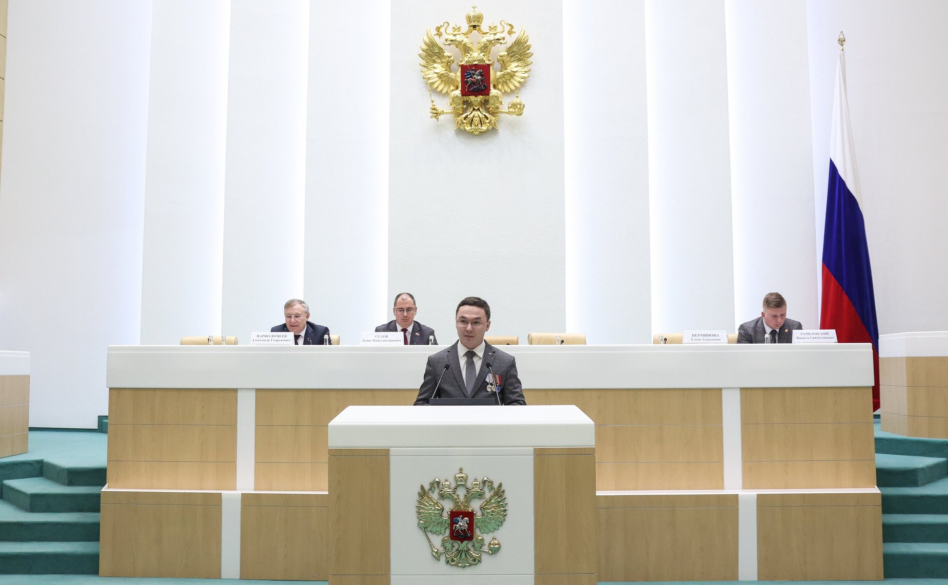 Заседание Палаты молодых законодателей при Совете Федерации