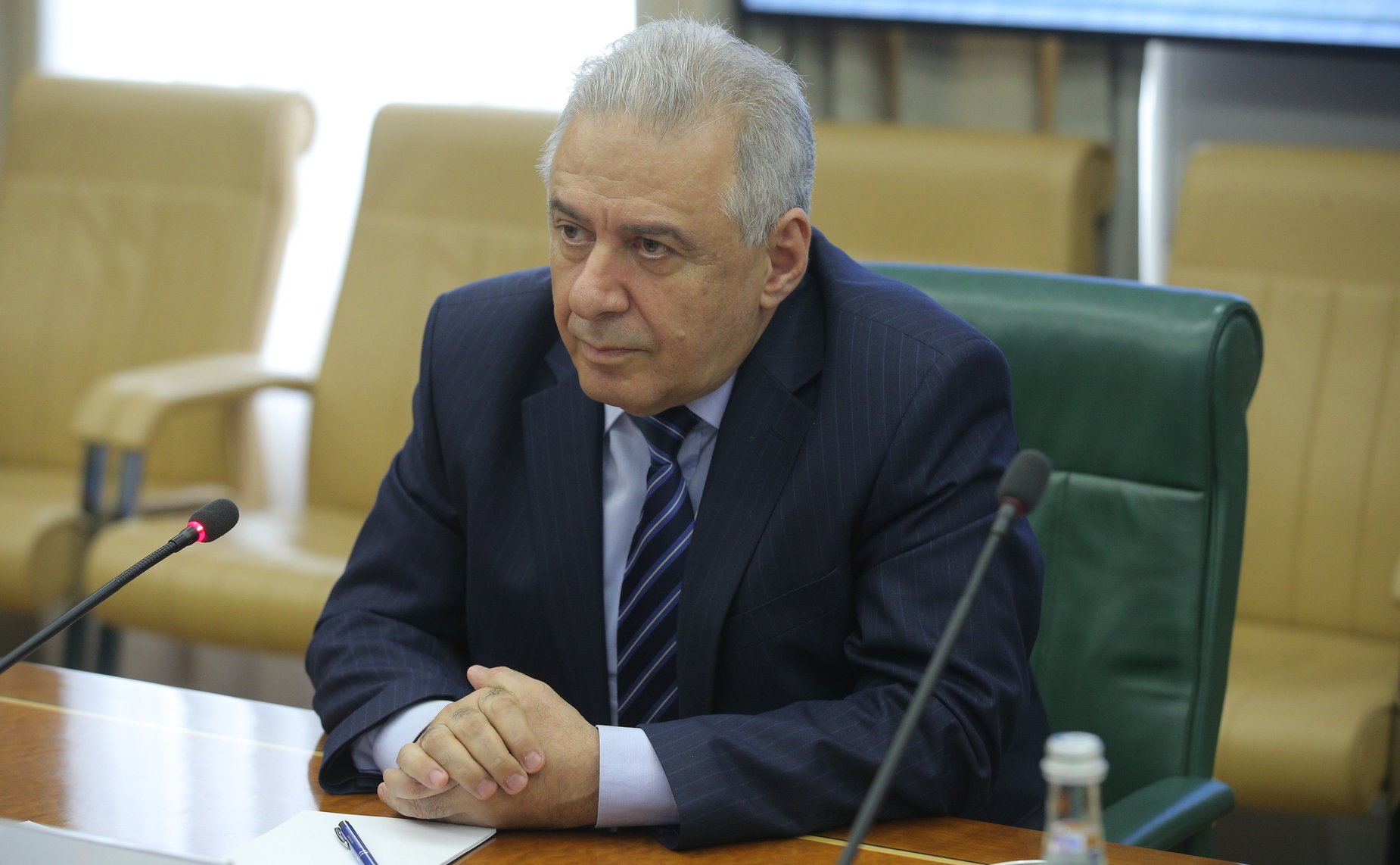 Встреча заместителя Председателя СФ Константина Косачева с Чрезвычайным и Полномочным Послом Республики Армения в РФ