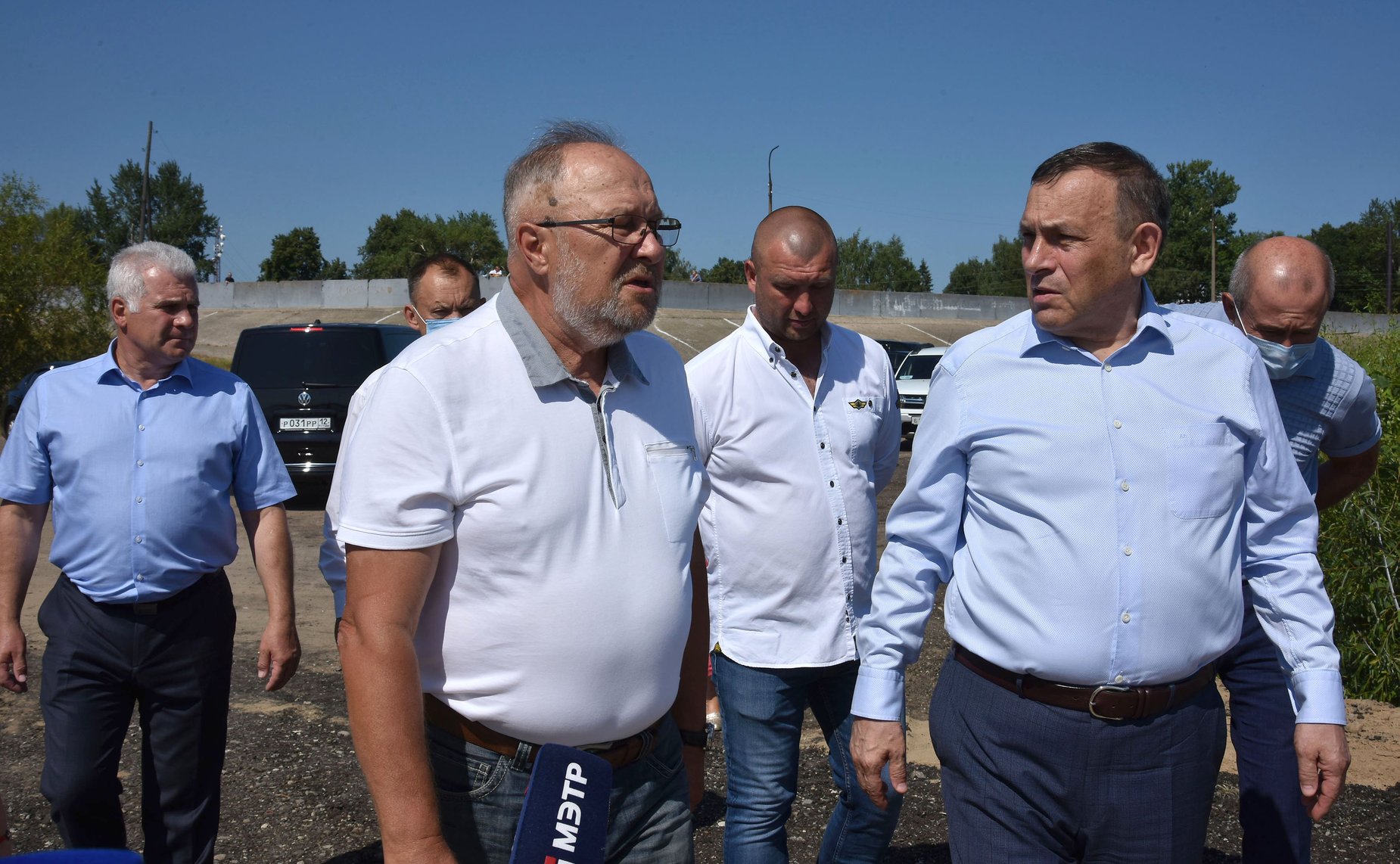 Сергей Мартынов вместе с Главой республики Александром Евстифеевым осмотрены объекты строительства в Козьмодемьянске и Юрино