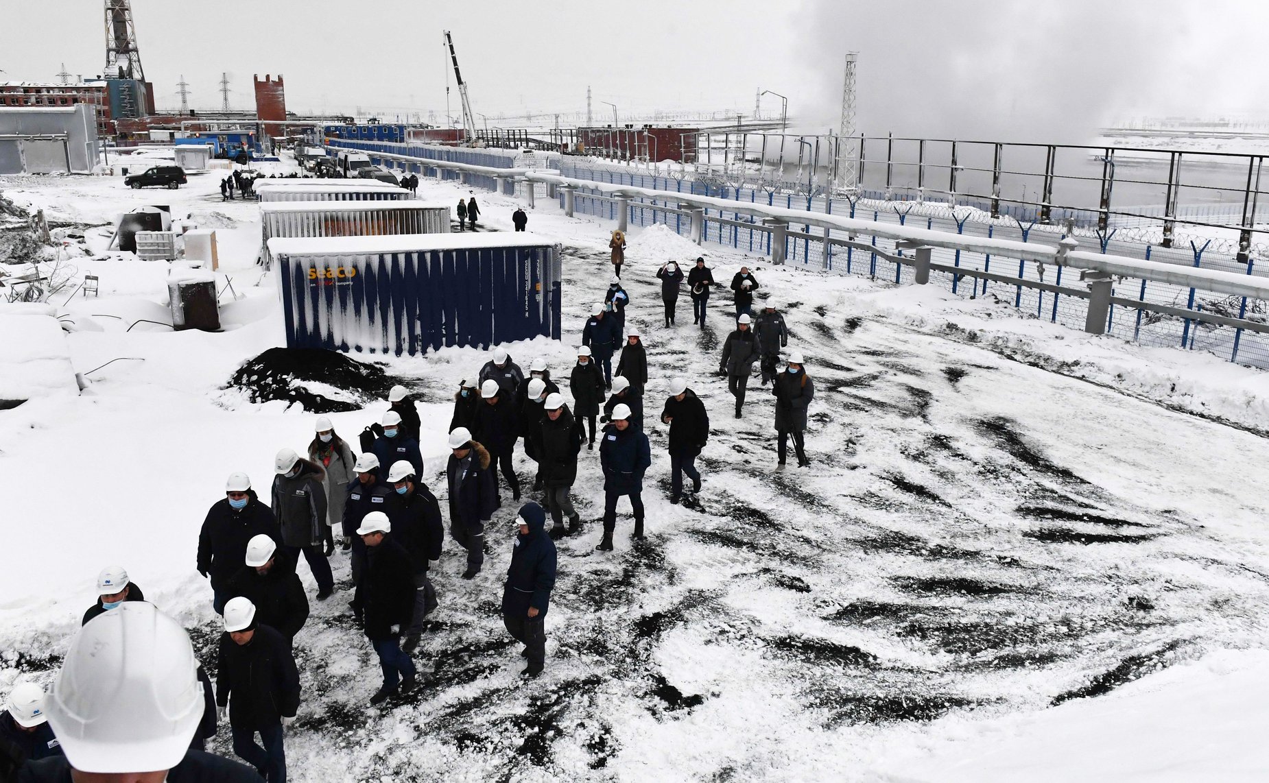 Осмотр хранилища дизельного топлива ТЭЦ — 1