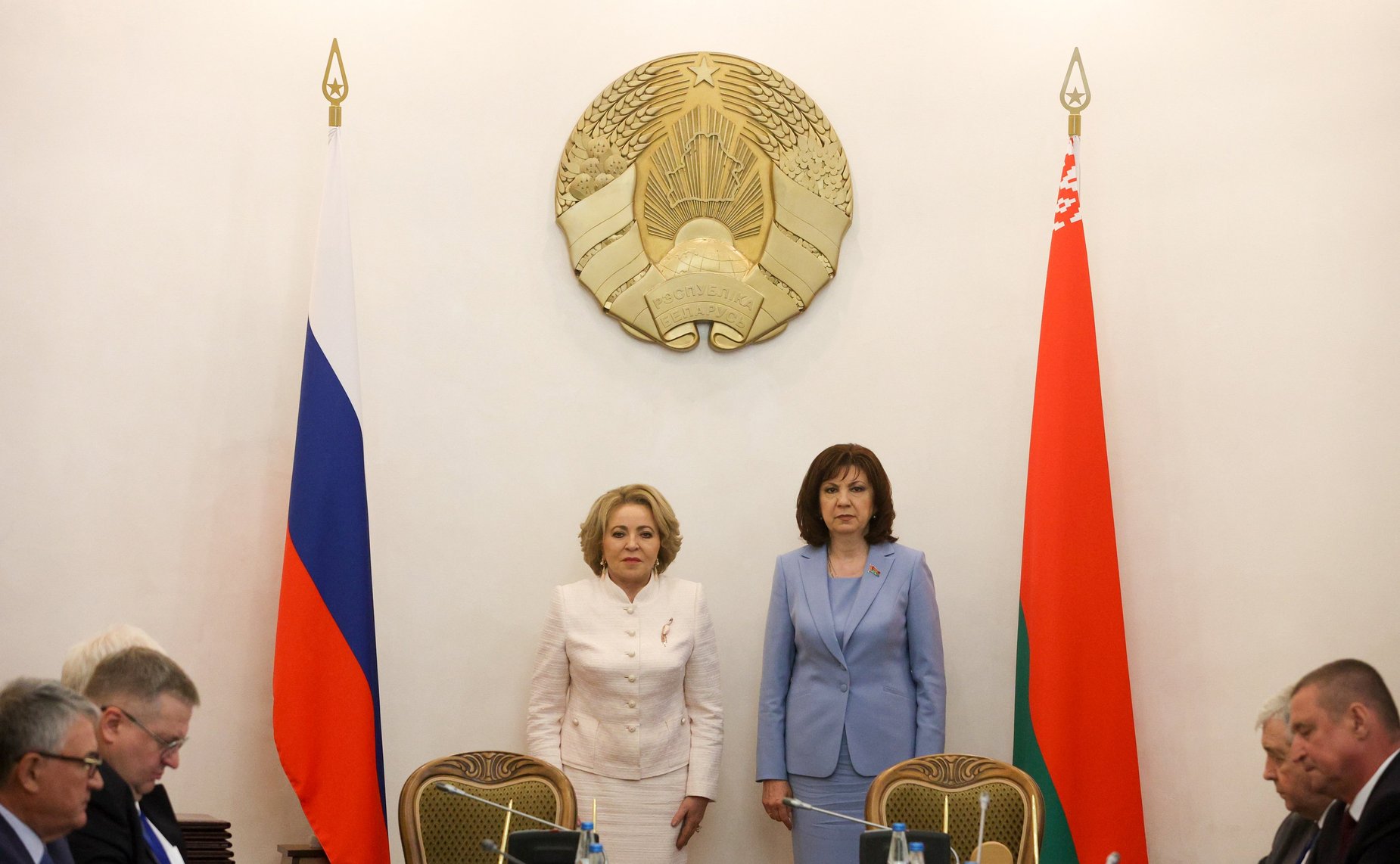 Церемония подписания двусторонних документов 
о сотрудничестве между регионами России и Беларуси