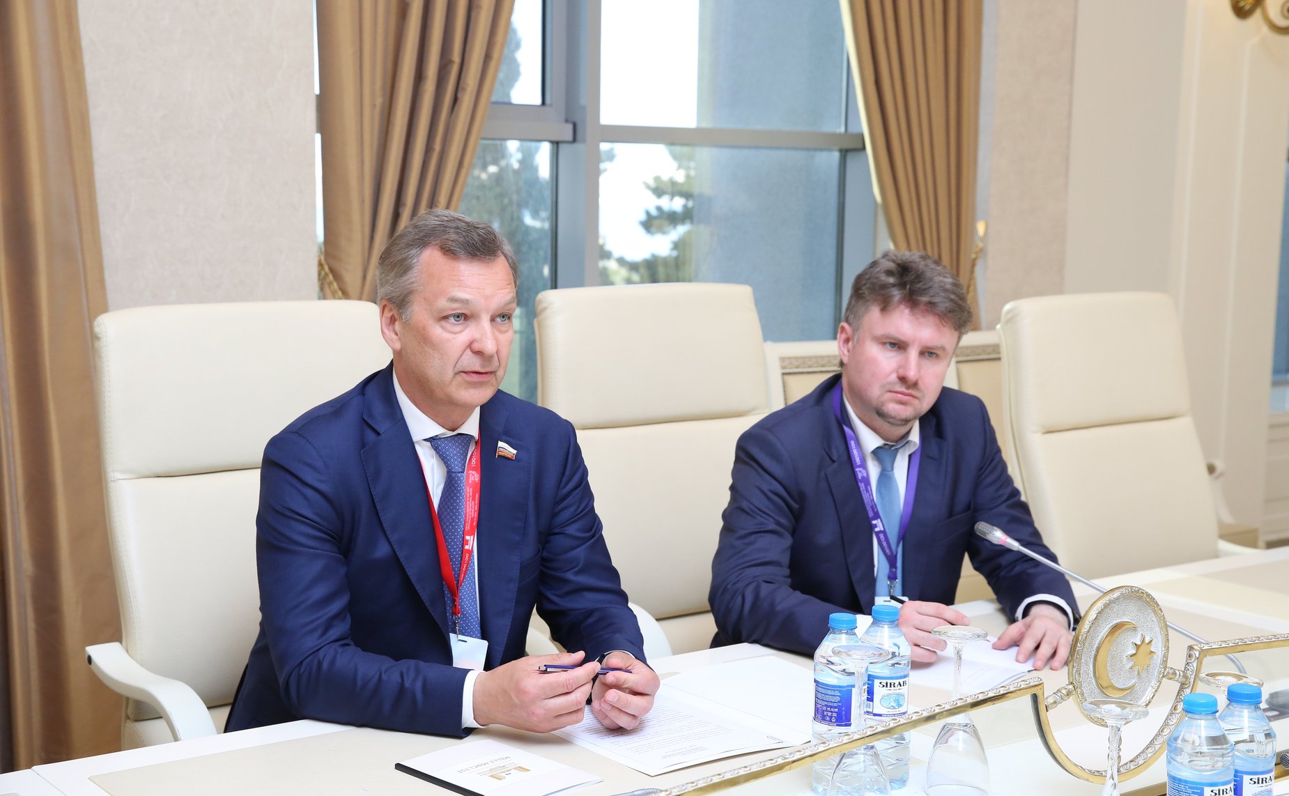 Андрей Яцкин встретился с первым заместителем Председателя Милли Меджлиса Азербайджанской Республики Али Гусейнли