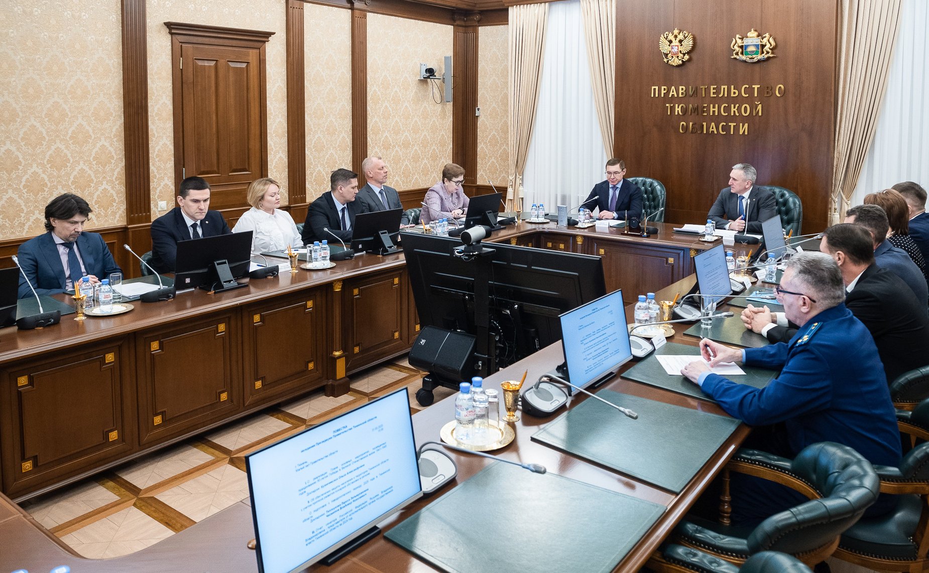 Первый заместитель Председателя Совета Федерации Владимир Якушев принял участие в заседании президиума Правительства Тюменской области