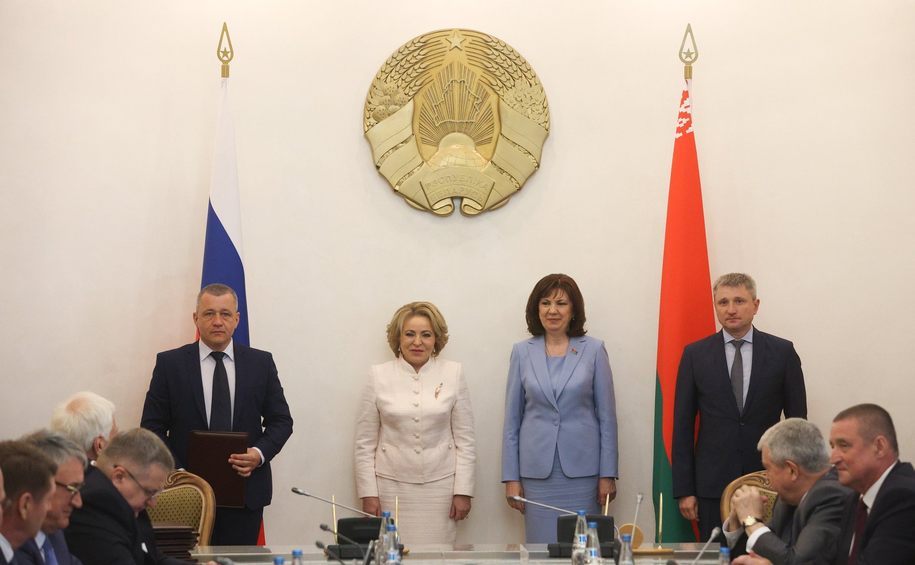 Церемония подписания двусторонних документов 
о сотрудничестве между регионами России и Беларуси