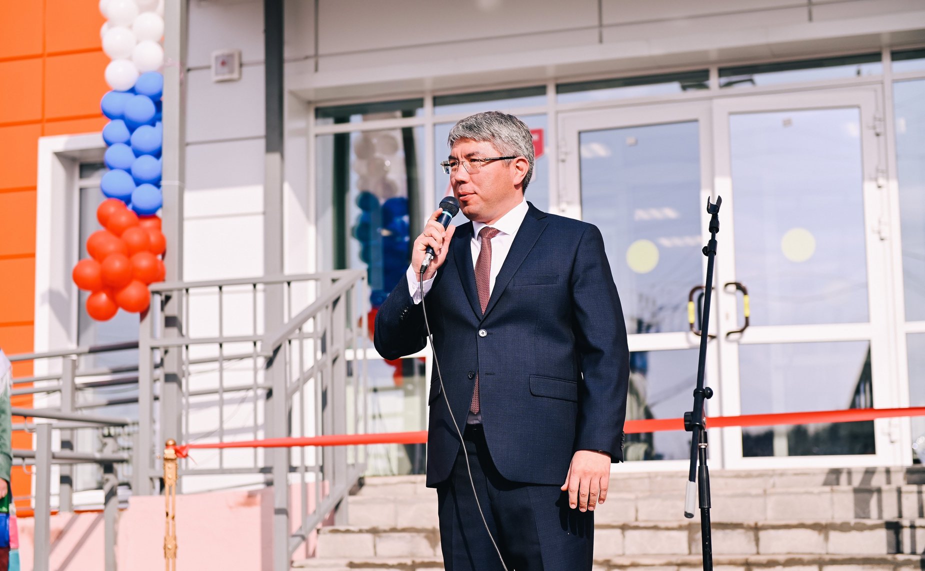 Церемония открытия новой поликлиники в Тарбагатайском районе