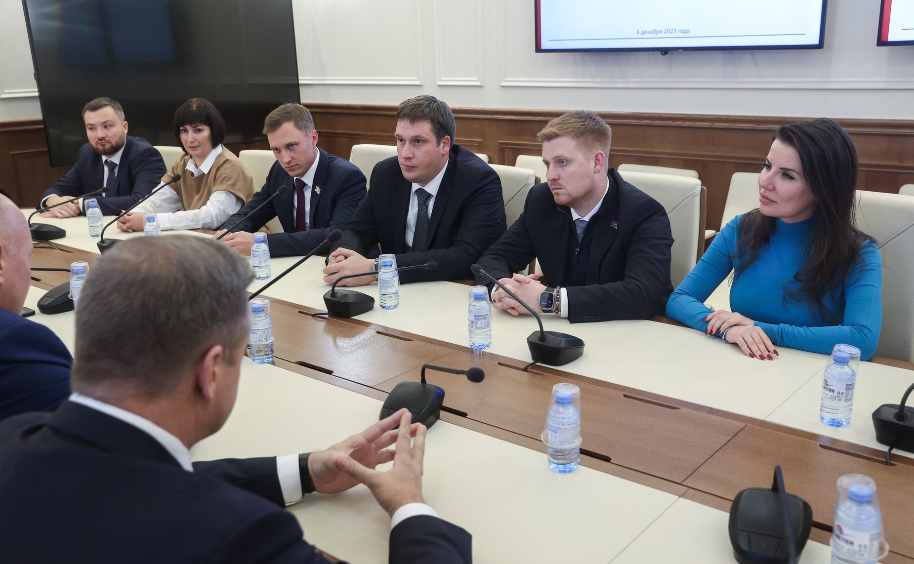 Встреча члена Комитета СФ по аграрно-продовольственной политике и природопользованию Алексея Кондратенко с руководством Палаты молодых законодателей при Совете Федерации ФС РФ