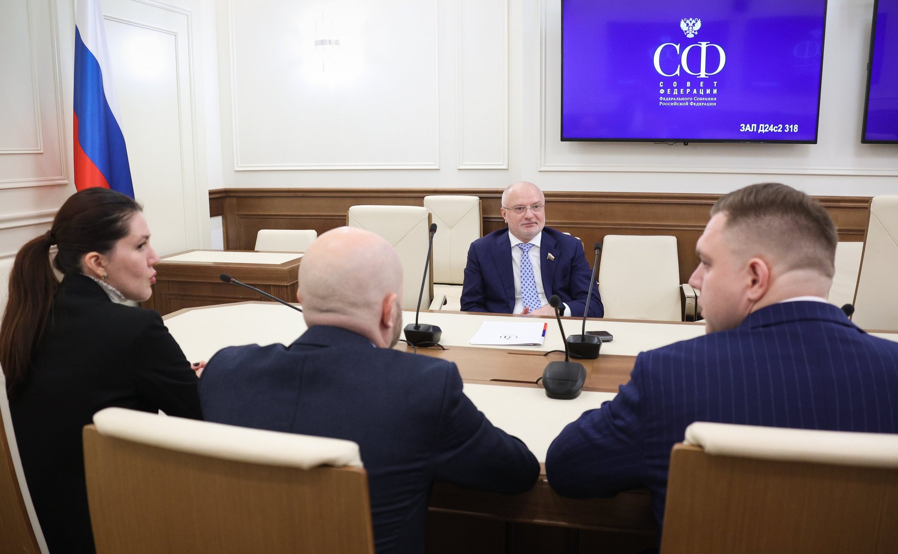 Встреча Андрея Клишаса с участниками конкурса «Лидеры России. Политика»